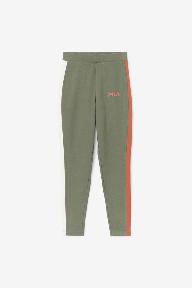 Fila Legging Damske Mercy Olivovo Zelená - EYURG0392